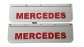 Zástěrka MERCEDES - 60x18cm - bílá - sada 2 ks